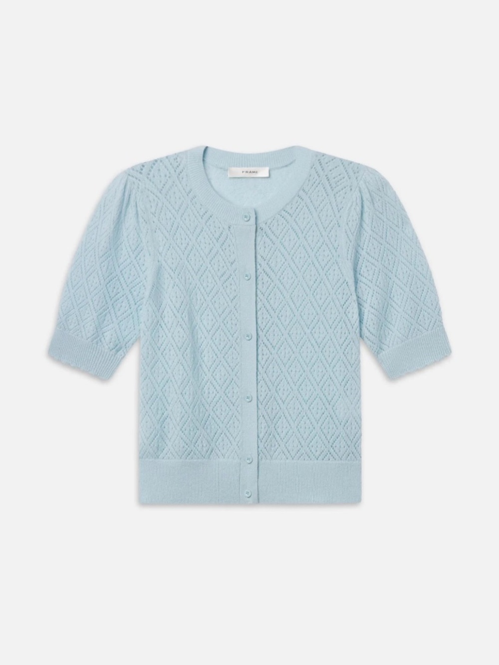 The Delicate Cashmere Cardi ~ Sky Blue